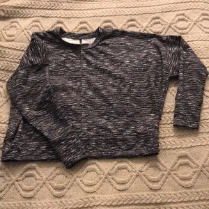Loft loose black long sleeve